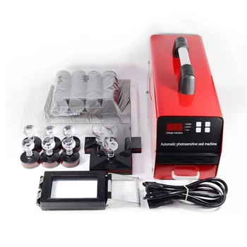 220V Full Automatic Rubber Photo-Sensitive Flash Stamp Machine Seal Maker for Efficient Photosensitive Seal Stamping