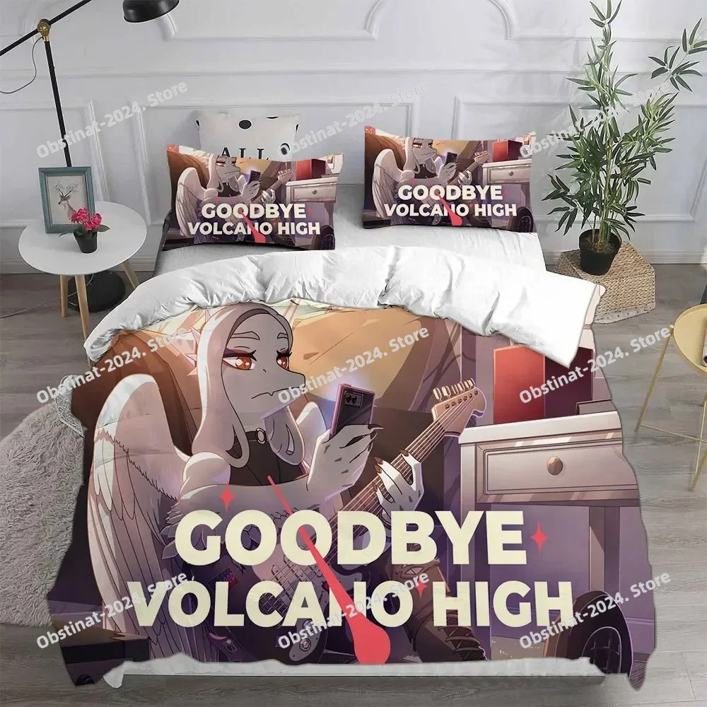 

Fashion Game Goodbye Volcano High Bedding Set Printed Bed Set Duvet Cover Sheet Pillowcase Soft Quilt Cover Full Queen King Size