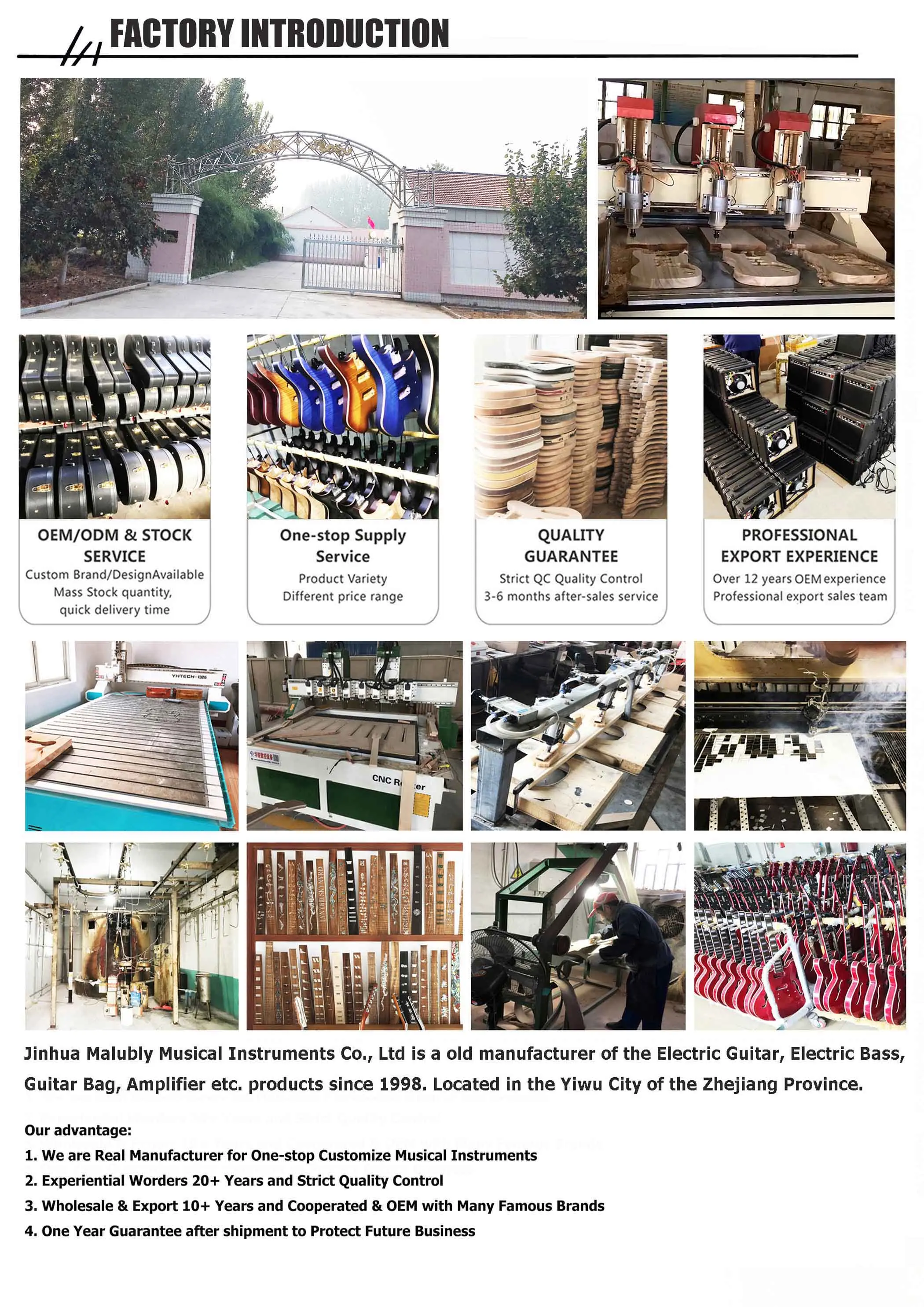 Hooqu شكل مخصص مصنع خاص شكل مخصص الصلبة مبطن خشب القيقب الأعلى 6-7 مللي متر سمك موضة الغيتار الكهربائي