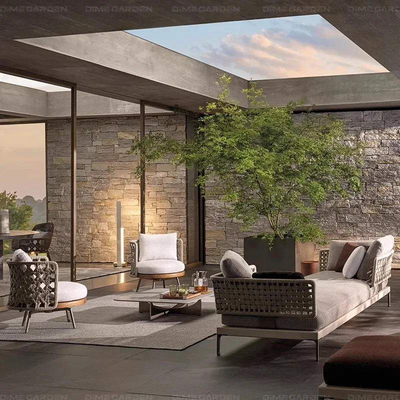 

Minimalist Design Outdoor Sofas Personality Nordic Creative Garden Sofas Fashion Party Outdoor Furniture Gartenstuhl Lshysf