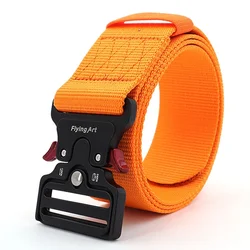 Plus Size 5cm×125cm Men's Belt  Outdoor Hunting - Multi Function  Survival Marine Corps Canvas Nylon Belts