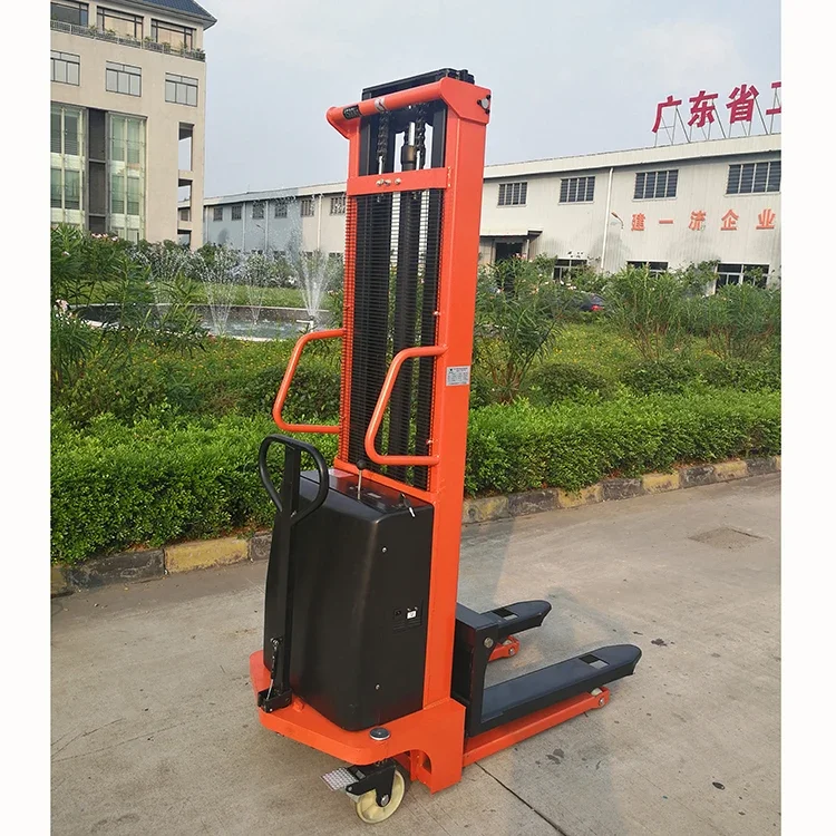 NIULI Electric Forklift Pallet Lifter 1.5Ton 1.6M Semi Electric Pallet Stacker