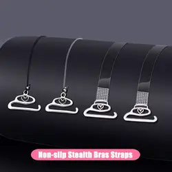 Women Adjustable Bra Straps Party Evening Dress Underwear Transparent All Match Invisible Straps Underwear Bra Accessories