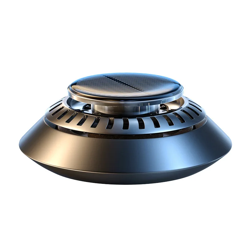 Solar diamond metal ornaments, car aromatherapy car perfume accessories
