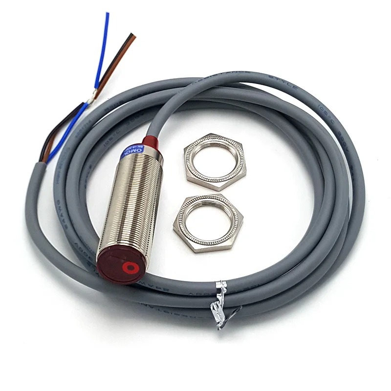 M18 laser sensor visible light diffuse photoelectric switch GJ18-D50NK infrared sensor switch