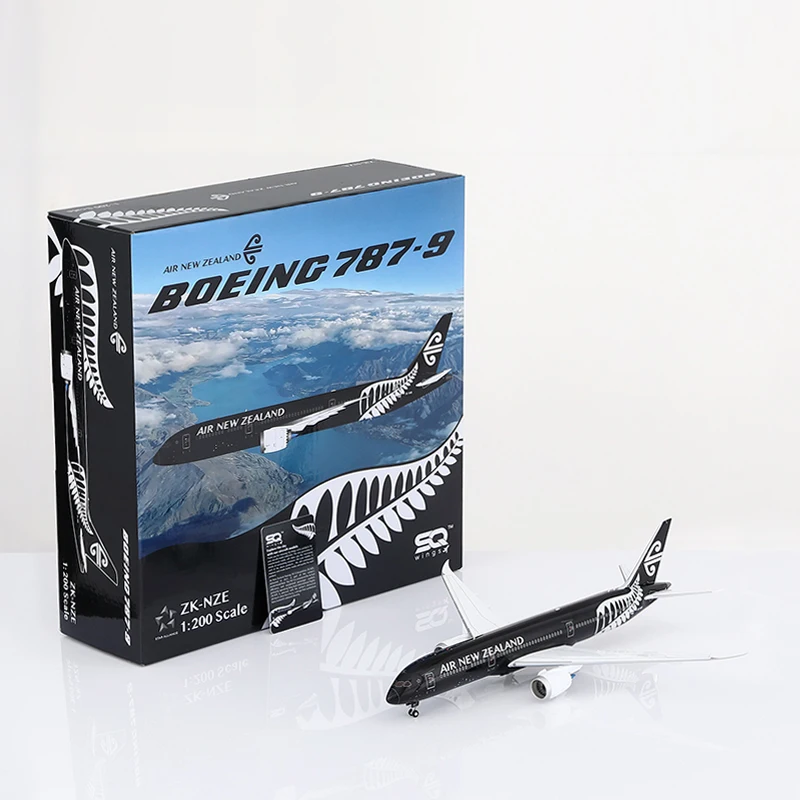 

L2182 Alloy Collectible Plane Gift SQ Wings 1:200 AIR NEW ZEALAND "StarAlliance" Boeing B787-9 Diecast Aircraft Jet Model ZK-NZE