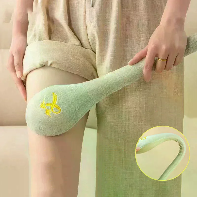 Extended Back Massage Hammer Meridian Beat Stick High Elasticity Velvet Massage Pain Relief Slap Stick Massager