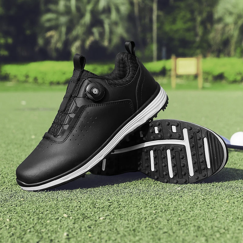 Zapatos de Golf cómodos para hombre, zapatillas de Golf ligeras, zapatos de Golf profesionales de lujo para hombre, impermeables