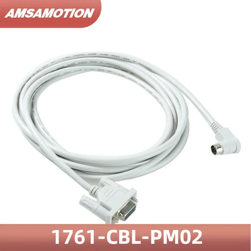 3 Meters Serial RS232 1761-CBL-PM02 for AB Allen Bradley MicroLogix PLC Communication Programming Download 90° Cable Copper Wire