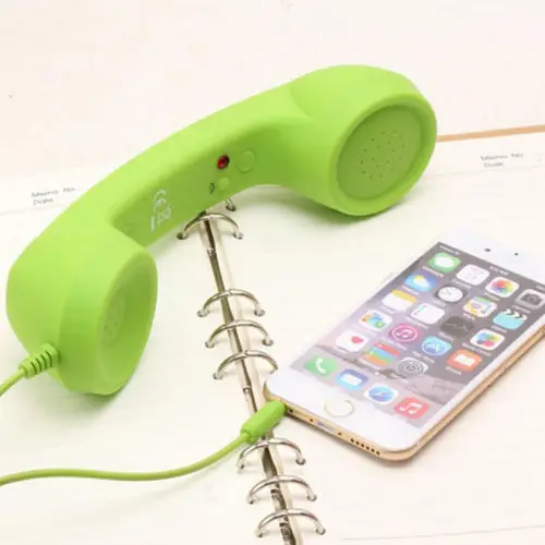 Tool Parts Classic retro 3.5 mm Comfort telephone Handset Mini Mic Speaker Phone Call Receiver For Iphone Samsung Huawei