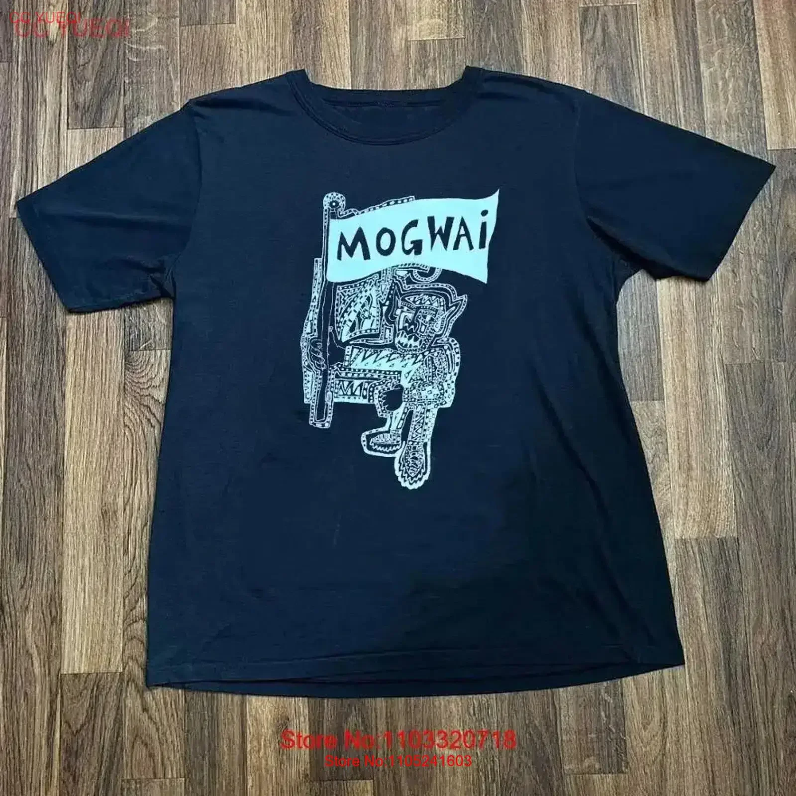 

Mogwai Band TOUR 2006 Black 1 Sided T Shirt Full Size S 5XL vintage Washed fashion Breathable designer clothes Versatile