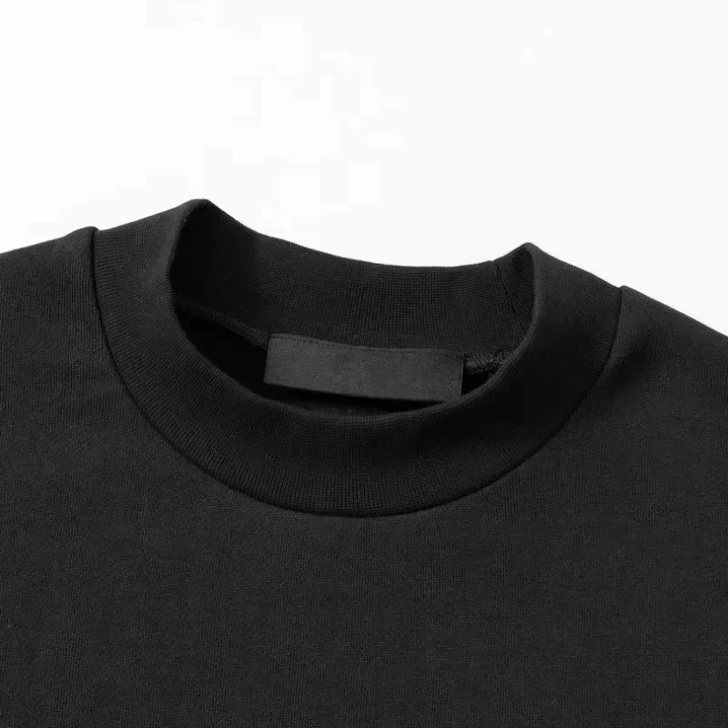 Season 10 Double Line Silicone Letter Men's Sweater Luxury Design Side Pocket Pullover High Street Women's Sweater Two Piece Set