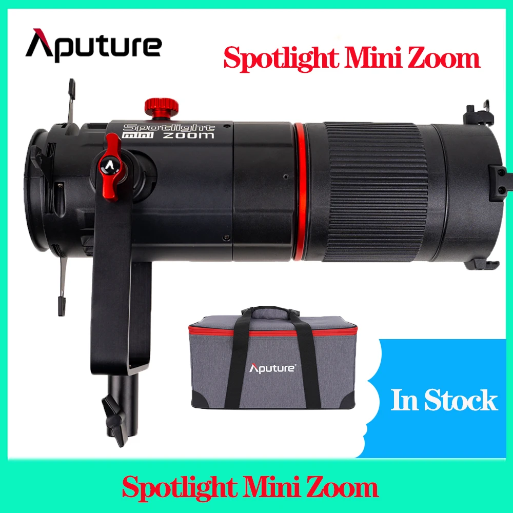 

Aputure Spotlight Mini Zoom Precision Projection Lens 2X Zoom for LS 60D 60X Lighting Modifier 15 ~30 Adjustable Focus 15 Gobos