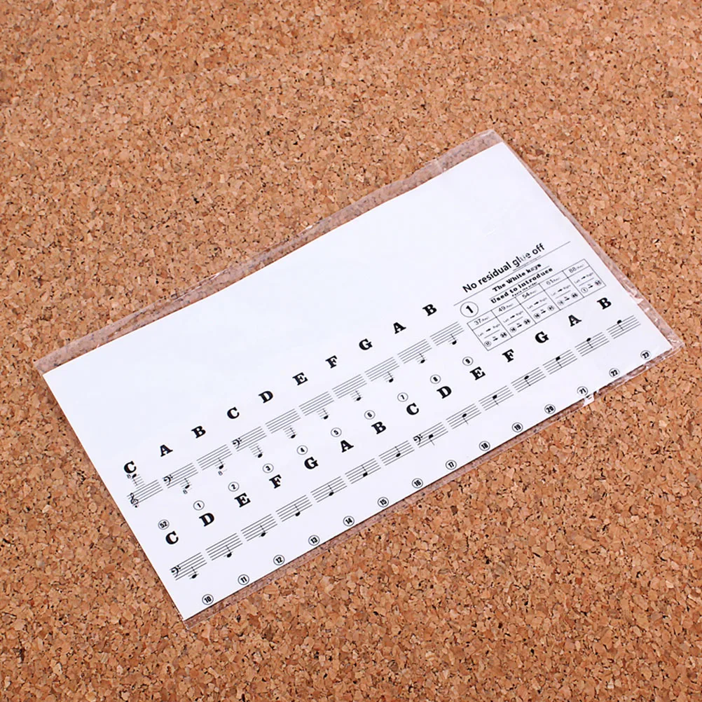 

Pvc Transparent Removable Piano Keyboard Stickers For Kids Learning Keyboards With Instructions Beginner Keyboards Accessories