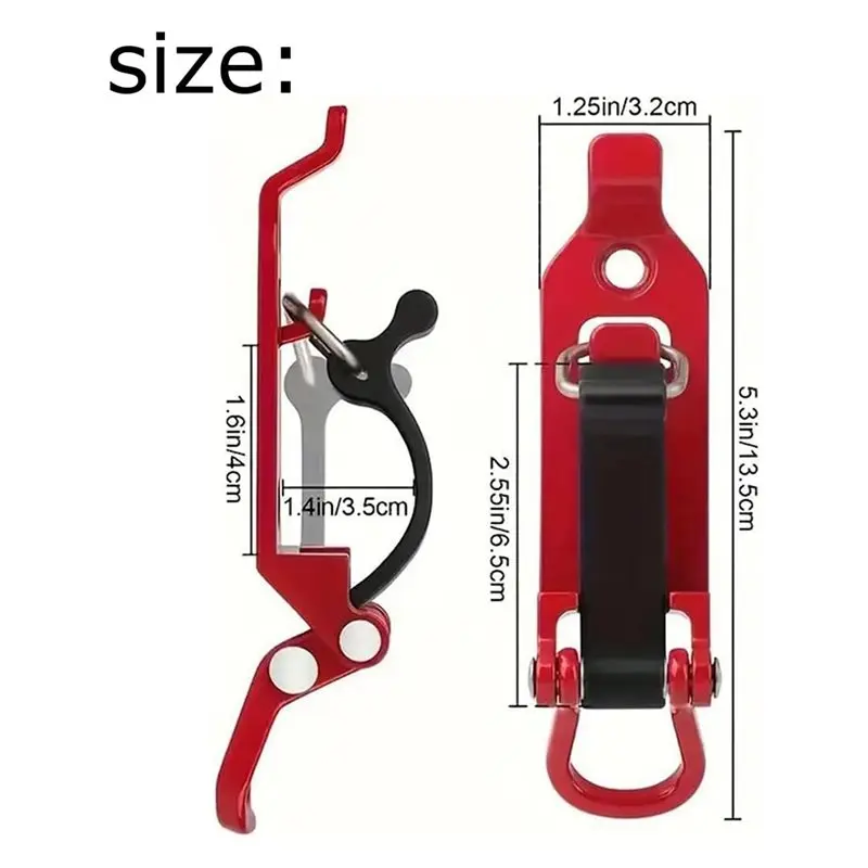 PHFU-Off-Road Overlanding Accessories Wall Mount Shovel Mount Kit 4Pack Heavy Duty Metal Rubber Quick Release Clamp