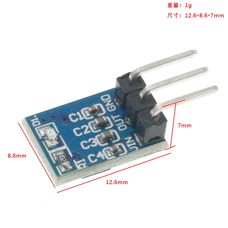 10 шт./лот DC 5V до 3,3 V понижающий модуль питания AMS1117-3.3 LDO 800MA