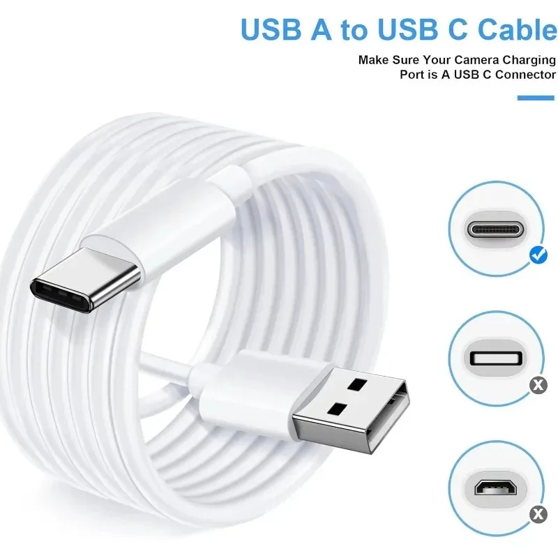 1-3Pcs Extra Long USB C Cables 120W 10A Super Fast Charging Type C Charger Cord for Samsung Computer Tablet Data Wire Cord 10-1M