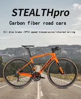 Witter pounced on the uphill road bike by pinning the carbon fiber disc brake on the 700C transmission road race bike