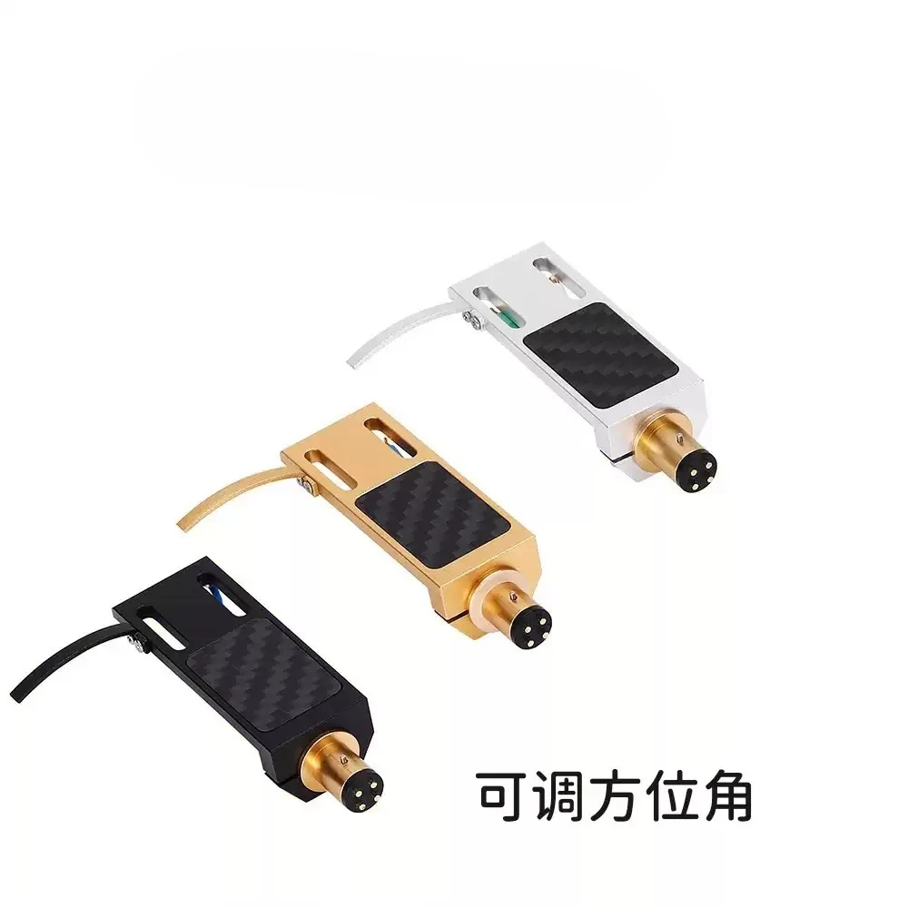 1pcs Audiophile Adjustable Azimuth Tonearm Stand Aviation Aluminum LP Vinyl Turntable Bracket With Tonearm Cable