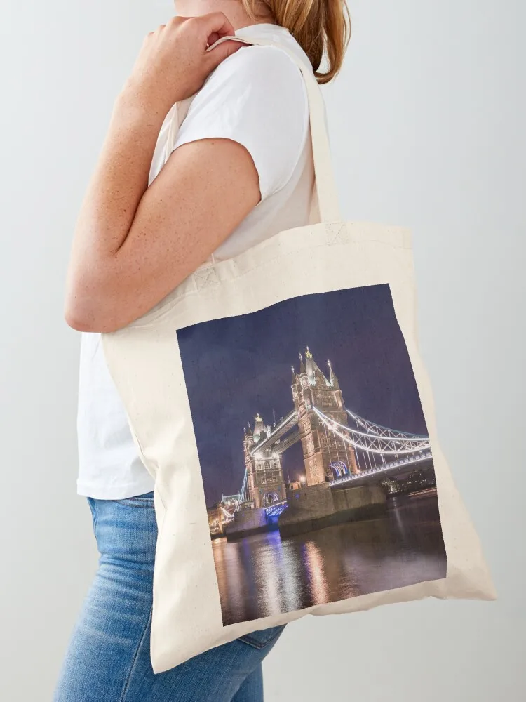 

Tower Bridge Night Tote Bag Beach bag Women's beach bags personalized tote bag bags luxury women