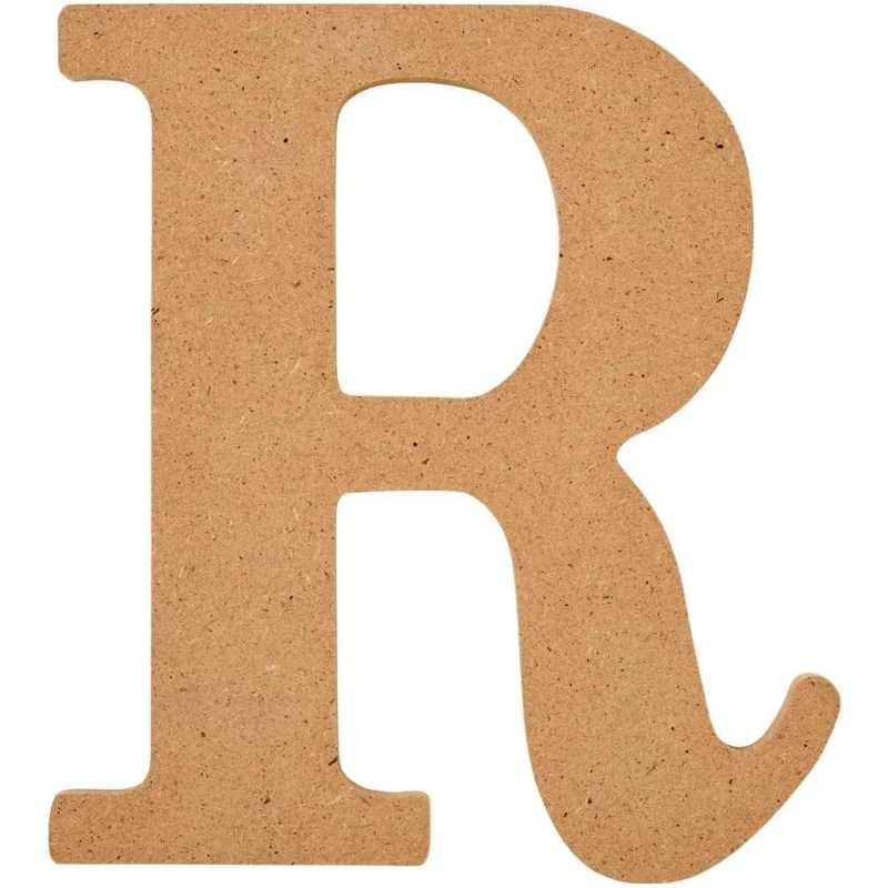 Carta inacabada de madeira, 5 projetos de artes e ofícios de superfície de madeira, 63571, 5 polegadas