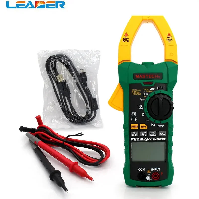 Intelligent Backlight Digital Display Clamp Meter Precision Multi-Meter 1000A AC/DC Clamp Ammeter Professional Electrical Tester