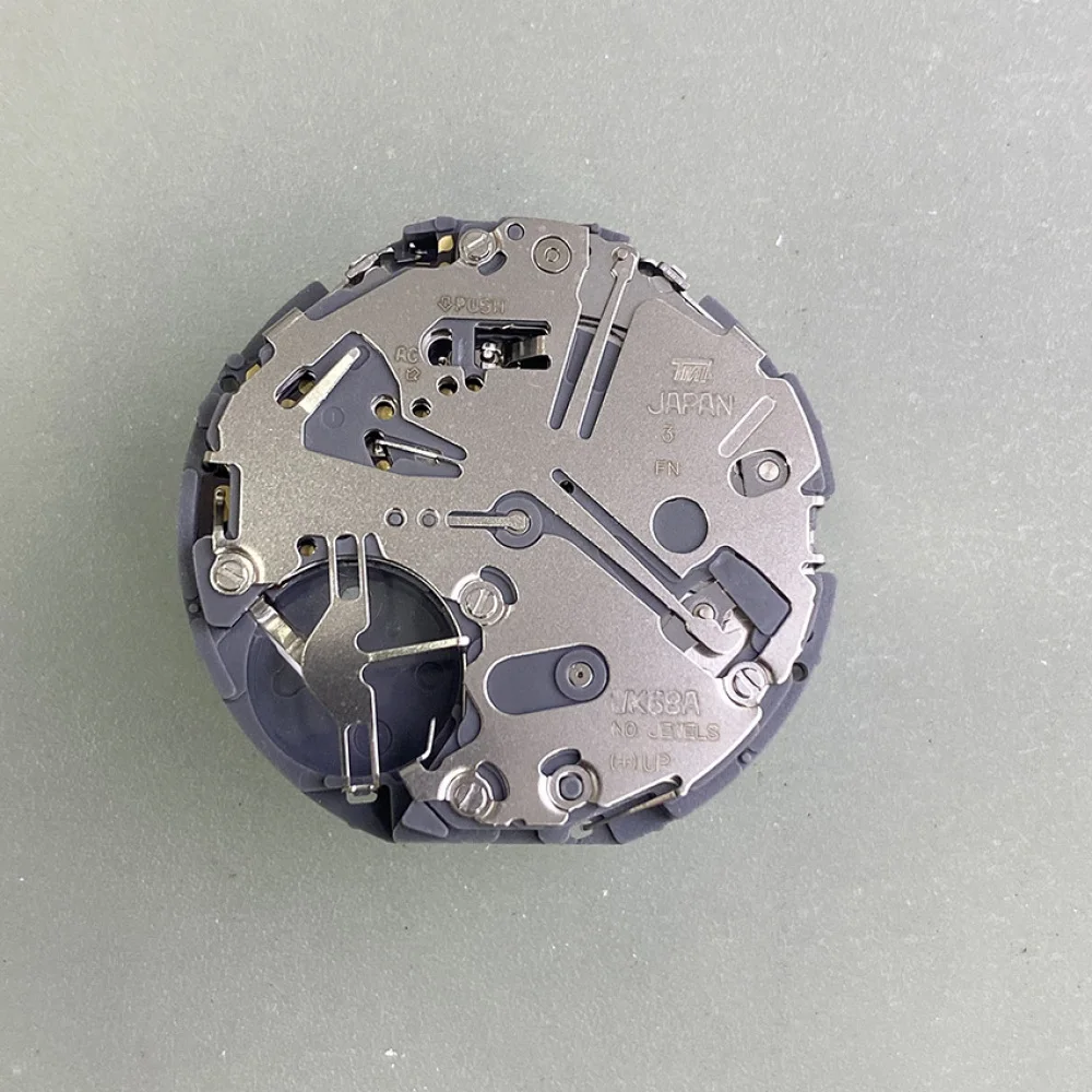 1pc Brand New Replacement VK68A Quartz Movement 6-Hand Electronic Movement White Calendar at3o'clock For MIYOTA Watch Movement