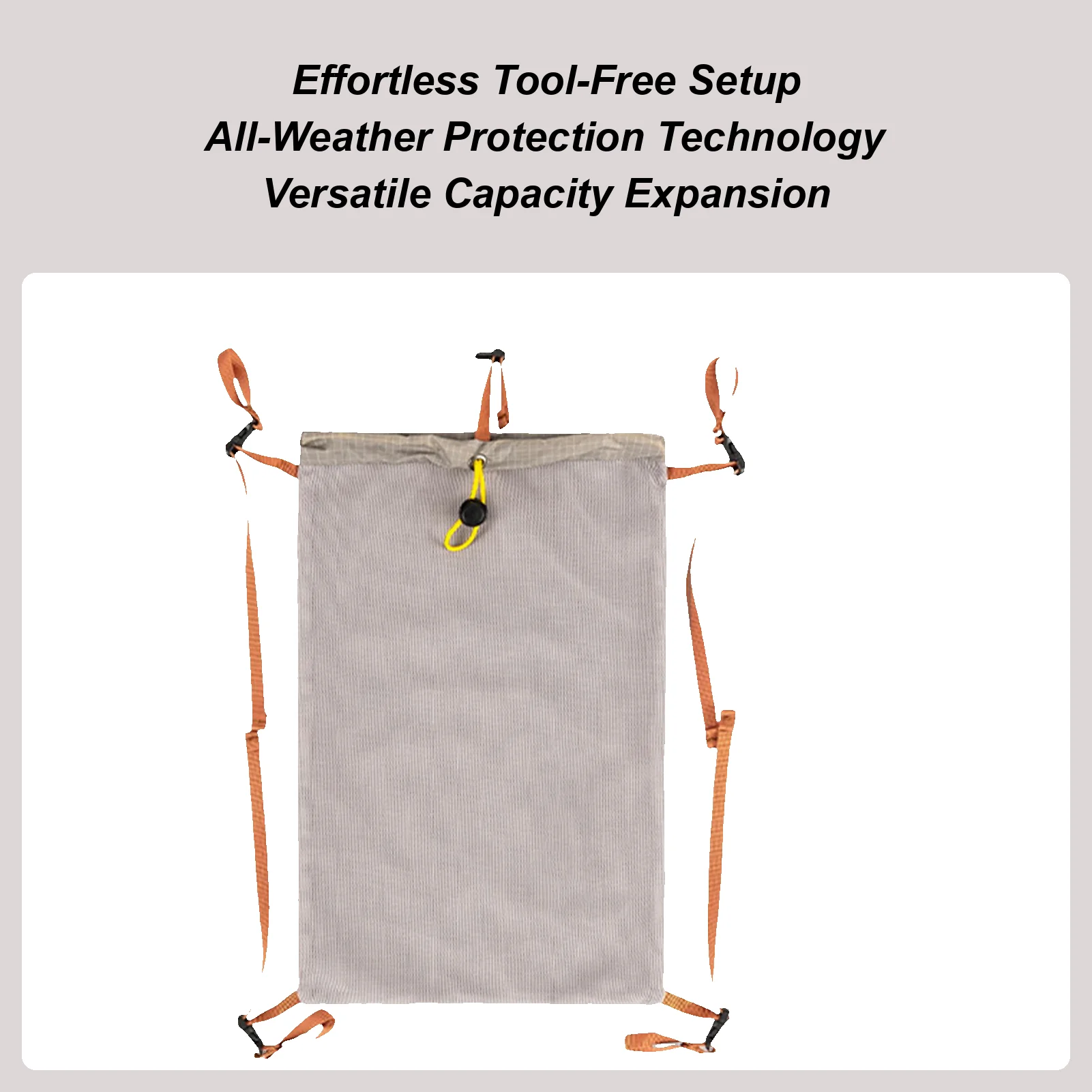 

Pouches For Backpacks Mesh Waterproof Bag Outdoor Multi-Purpose Accessory Pockets For Men Women Hiking Outdoor Adventures