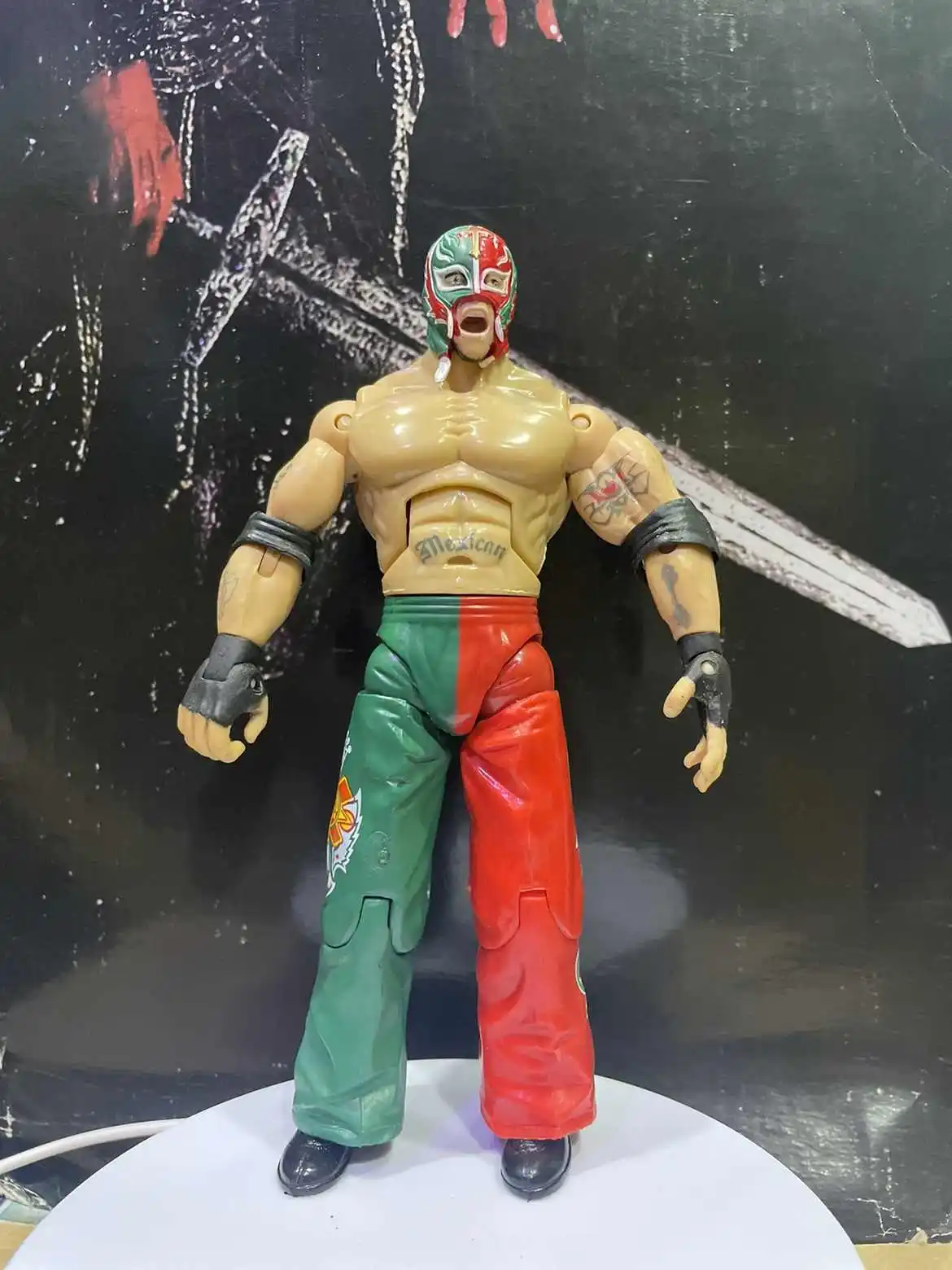 Ensemble de figurines d'action WWE de lutte-John Cena le Undertaker Rey Mysterio, modèles de statues en PVC, jouets à collectionner pour garçons