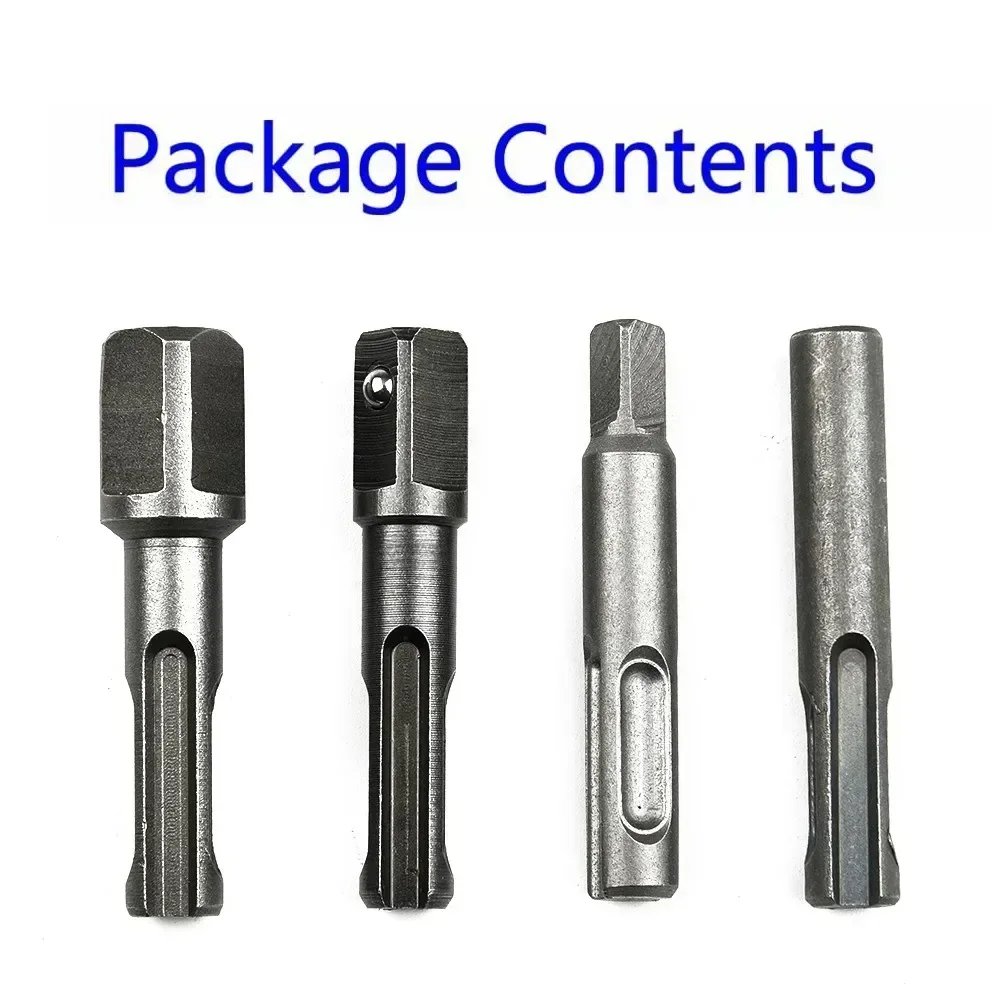 

SDS-Plus Socket Adapter Set Driver Adapter Drill Bit Electric Hammer To Wrench Converter Extension Drill Bit Bar Set