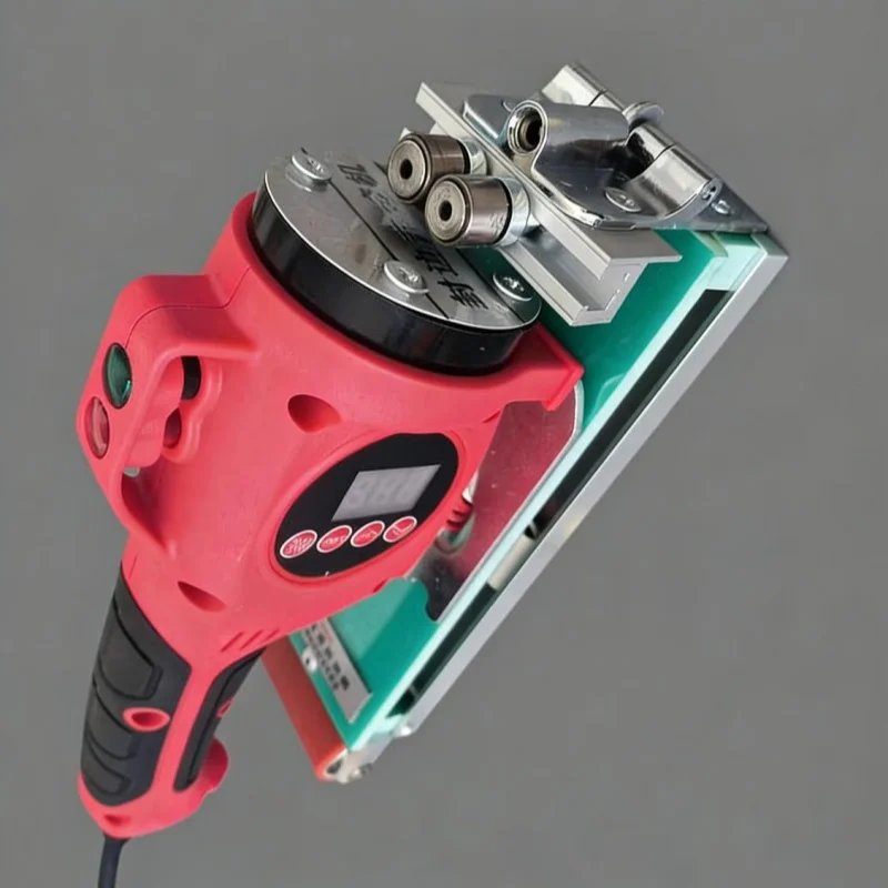 Mini Digital Display Edge Banding Machine Adjustable 120-300℃ AC 220V Hot Melt Adhesive Tape for Woodworking