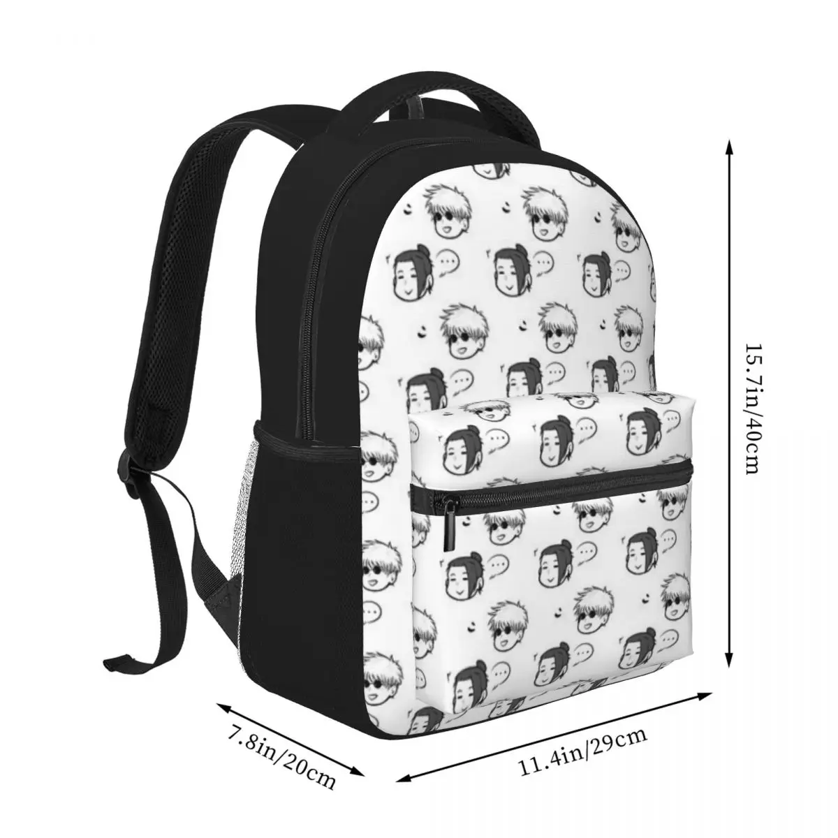 Sac à dos étanche Gojo et Geto, sac d'école Kawaii pour adolescente, sac de livre étudiant, sac à dos mignon, 16 pouces