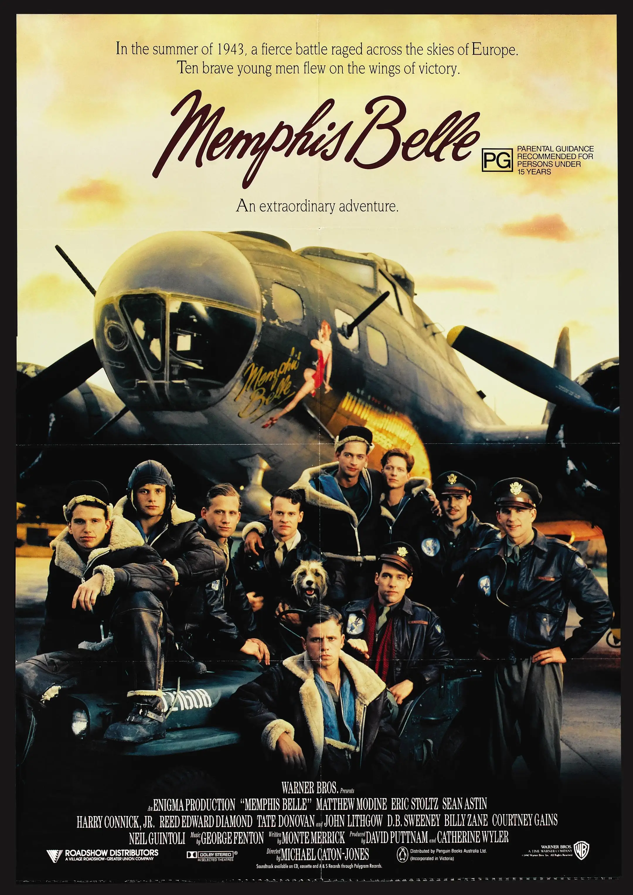 Film Memphis Belle (1990) Posters Wall Art Rome Decoration