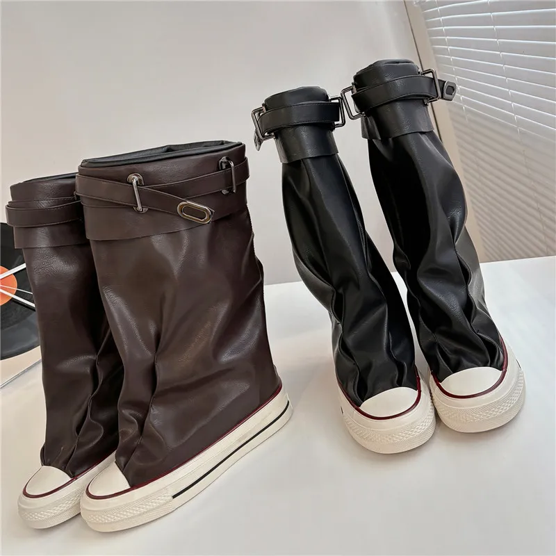 2024 Fashionable Sexy And Charming New Women's Short Boots With Super Leather Comfortable Soft Round Toe Wedge Chelsea Boots