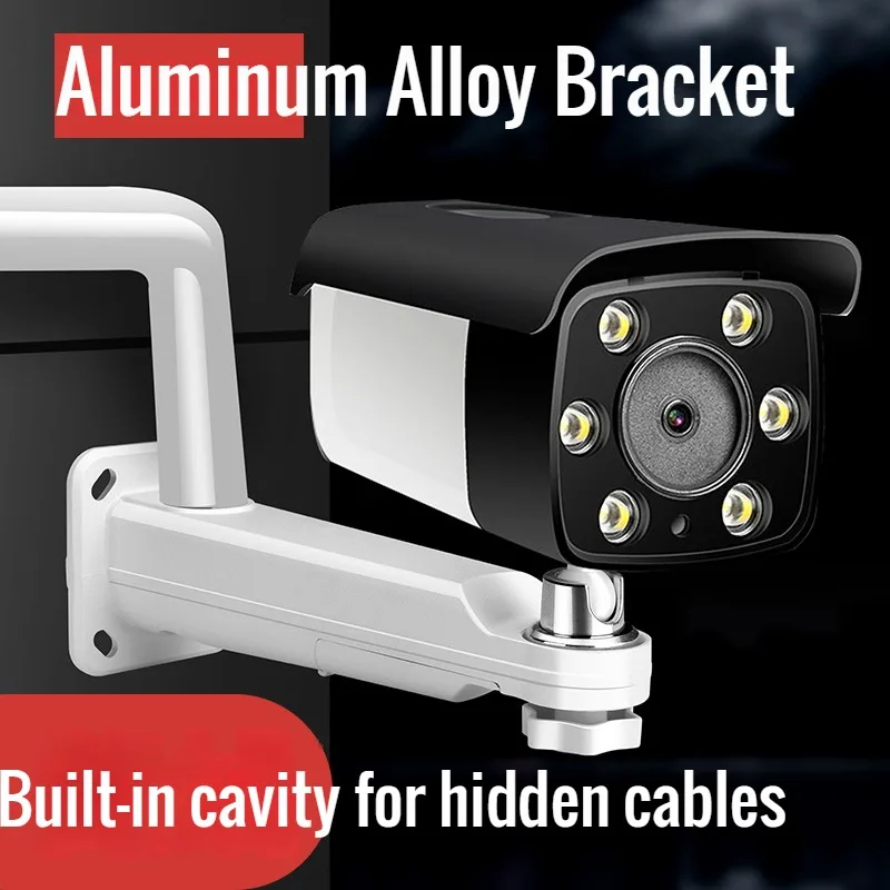 CCTV Camera Universal Bracket with Built-in cavity for hidden cables Wall Ceiling Mount Aluminum Alloy Plastic Bullet Gun Camera