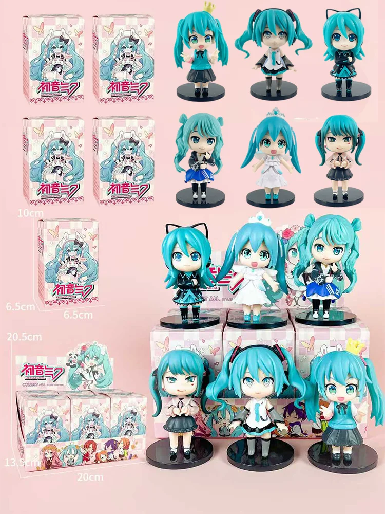 Neue Hatsune Miku Q Version Serie Cinnamoroll Piapro Erste Generation Blind Box Kind Spielzeug Sammlung Geschenk Geburtstag Geschenk