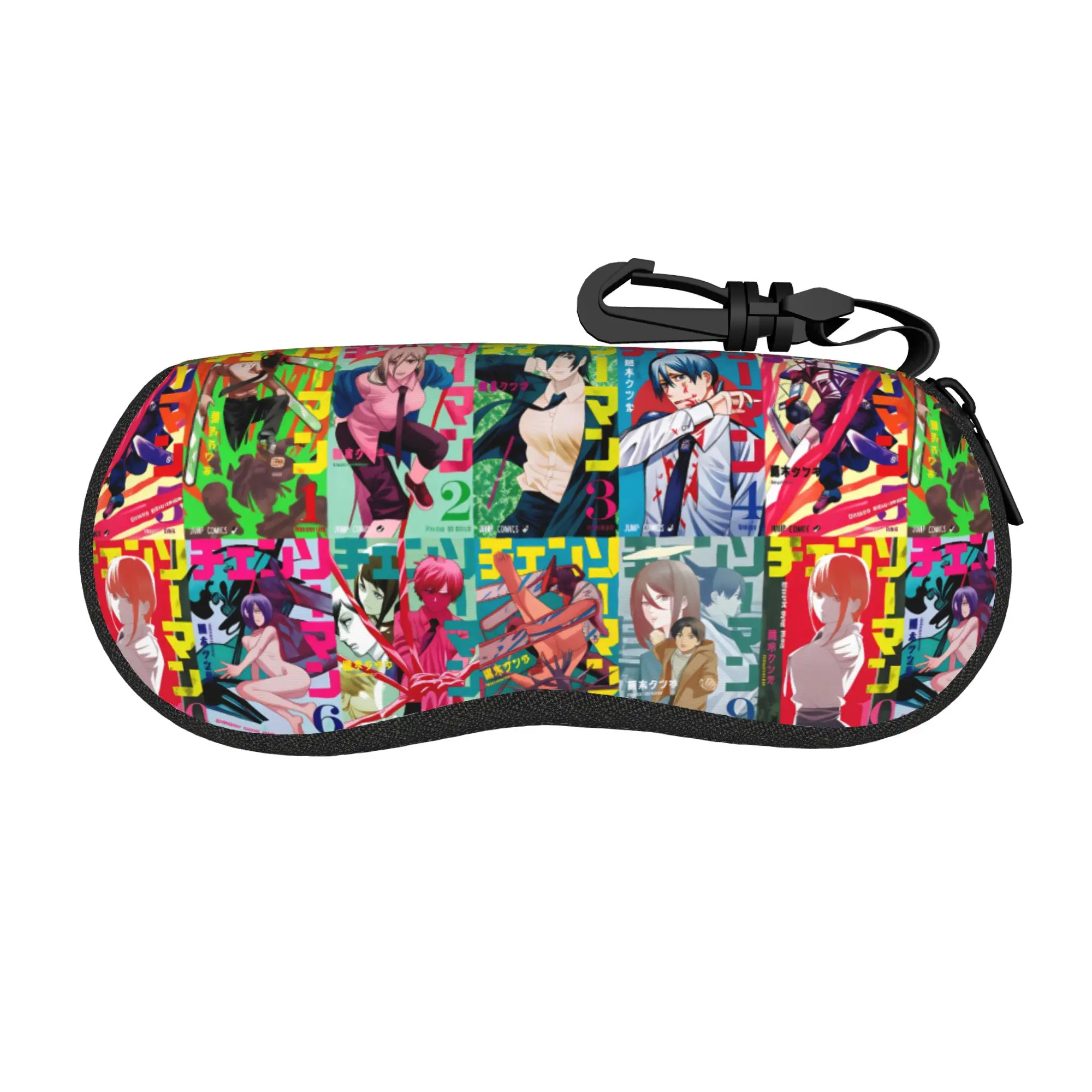Aki Hayakawa Chainsaw Man Power  Eyeglass Glasses Case Women Men Soft Denji Himeno Katana  Sunglasses Protective Bag view 3