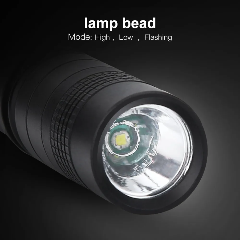 Easy Carry Mini Flashlight Pen-shaped Compact LED Torch Portable Super Bright Handheld Light Portable Carry