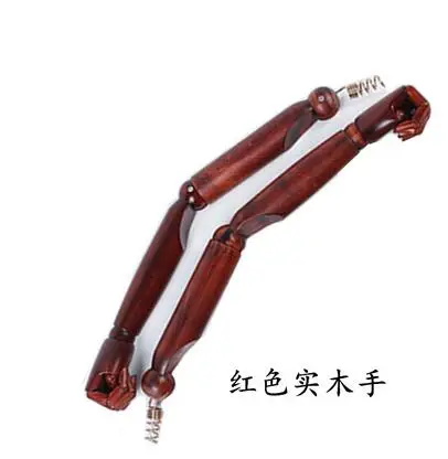 Red Half Body Mannequin for Female, Wooden Spring Hand Model, Movable Joint Nuts, Bolts Pins, Fashion, 2 Pcs/Lot A405