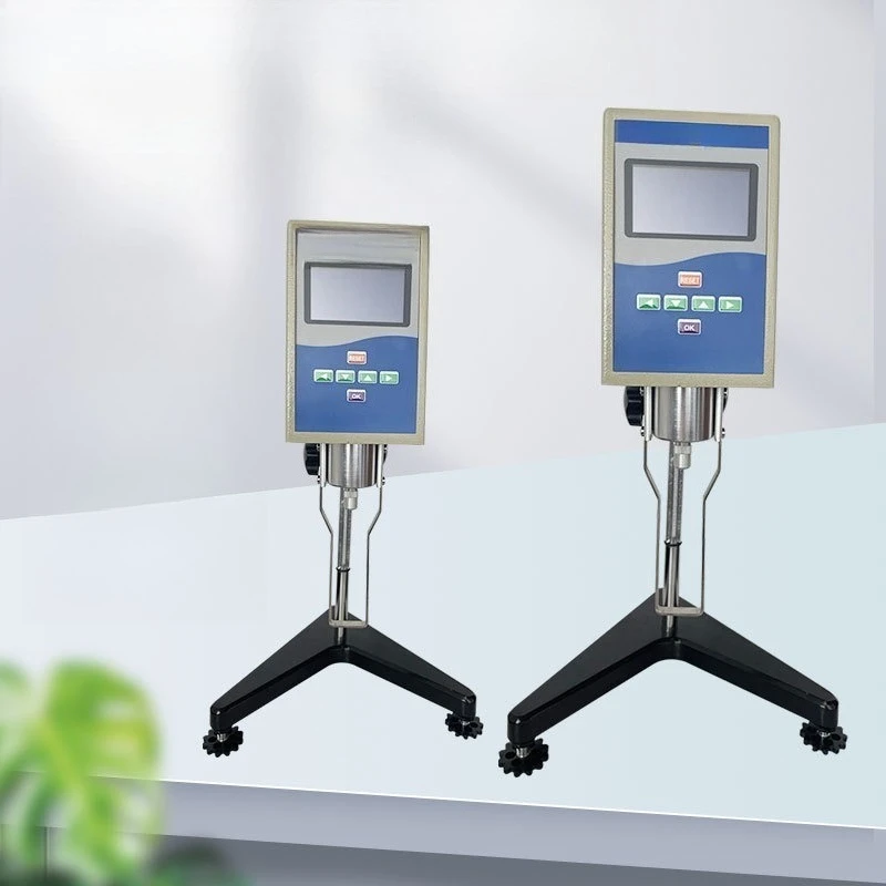 

Digital rotary viscometer for measuring liquid temperature
