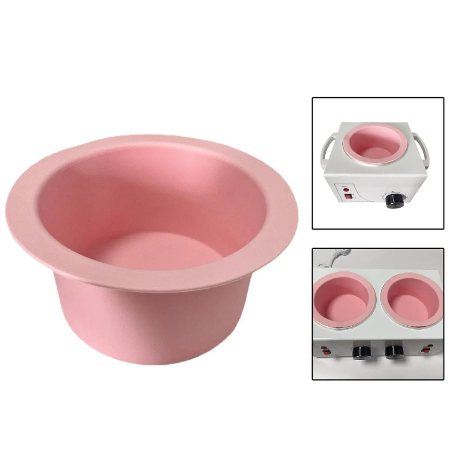 Wax Melt Silicone Pot Easy Clean Heat Resistant Waxing Bowl Reusable Accessory for Epilator Wax Removal