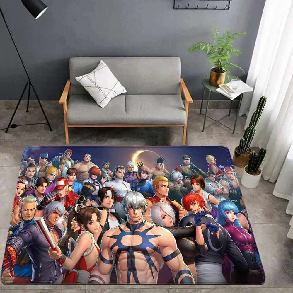 King of Fighters Floor Mat Bathroom Mat Kids Room Bedroom Decoration Balcony Anti-Slip Doormat Living Room Welcome Rug