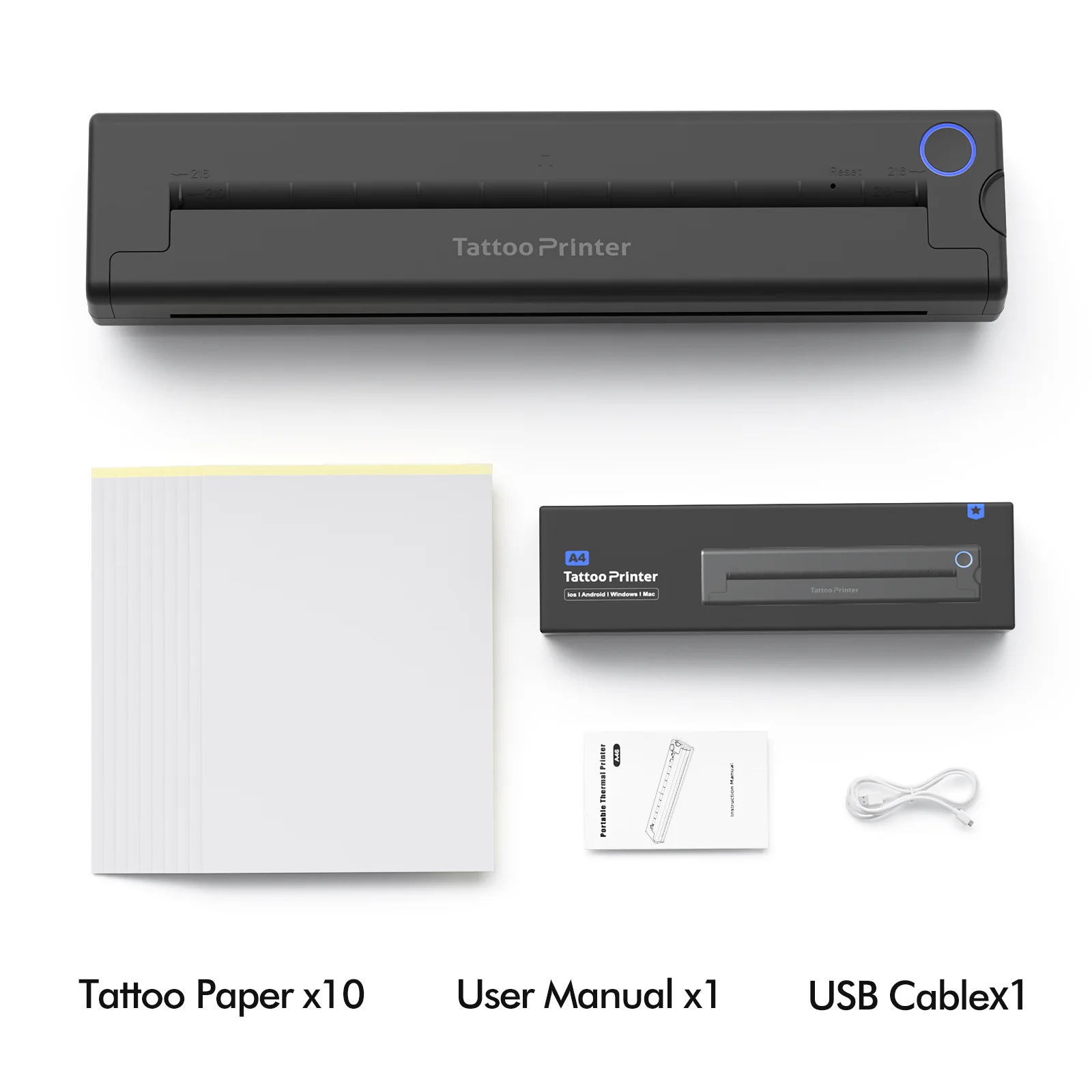 

Mini Printer Bluetooth Thermal Printing Office Tattoo Transfer Machine