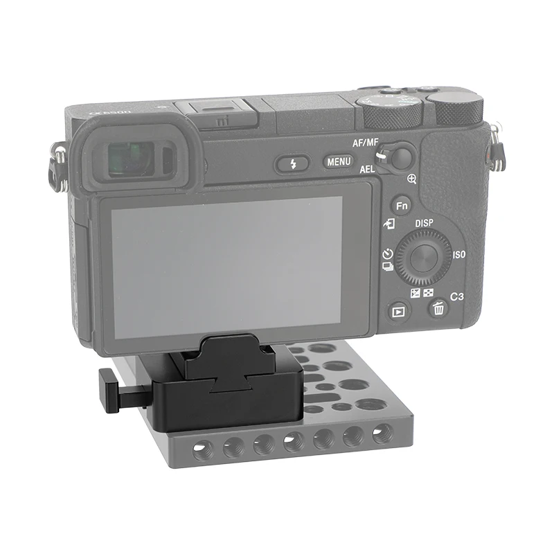 KAYULIN Camera Plate Quick Release Clamp and Plate With V-Lock Adapter &1/4" Screw For DSLR Camera Monitor Photography Accessory