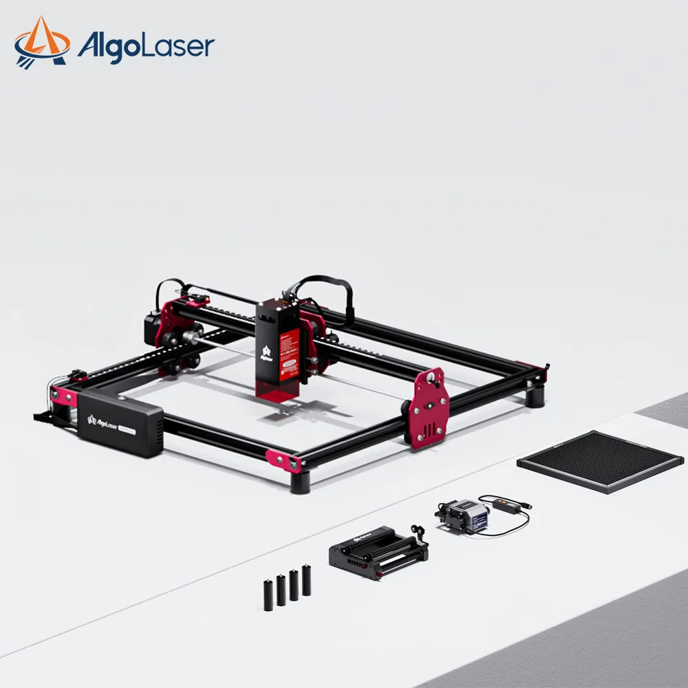 AlgoLaser DIY KIT Mini 5W 10W Laser Engraver Cutter Laser Engraving Machine For Personalized Gifts Business Cards Woodwork Tools