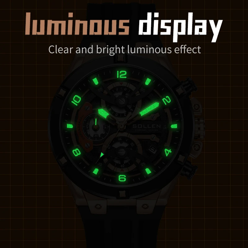 นาฬิกาข้อมือผู้ชาย Pagani Designs แฟชั่นสั่งทำพิเศษสำหรับผู้ชาย สายซิลิโคน กันน้ำ Relogio Masculino