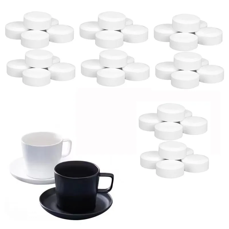 10/20/30/60pcs Coffee Machine Cleaning Tablets Universal Descaling Effervescent Cleaner For Espresso Automatic Coffee Makers