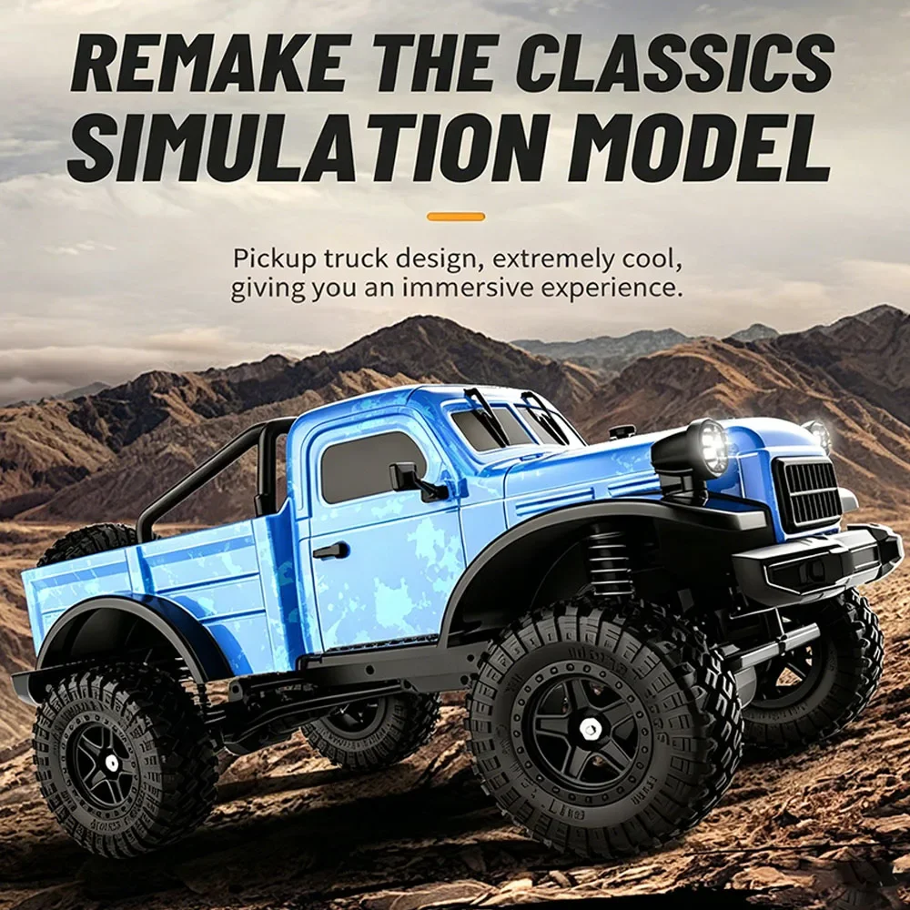 C8831 RC Car Dodge Pickup 4WD All-Terrain Remote-Controlled Climbing Car Electric Off-Road Vehicle Truck Boy Toy for Kids Gift
