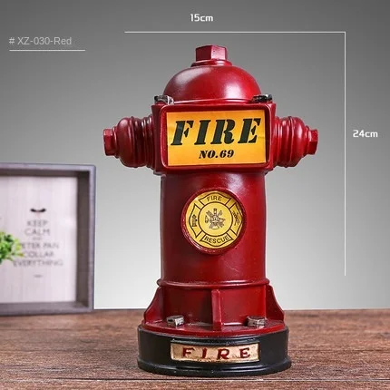 American British Industrial style loft fire hydrant home creative props bar decorations display furnishings