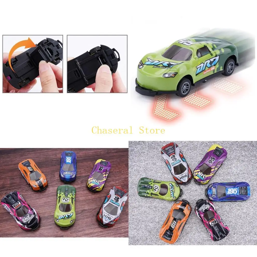 E7CE Metal Scund Car alliage tirez en arrière RACUNE CARRAFICE FRICTION DICASTING
